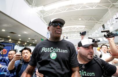 Dennis Rodman viaja a Norcorea para intentar “abrir una puerta”