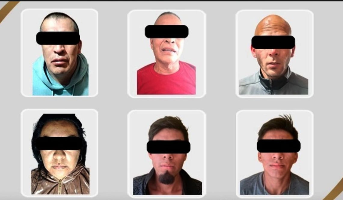 La detención de cinco hombres y una mujer originarios de Cuba, Ciudad de México e Hidalgo fue el resultado de ocho cateos realizados por fuerzas federales y estatales en Hidalgo. Foto: especial