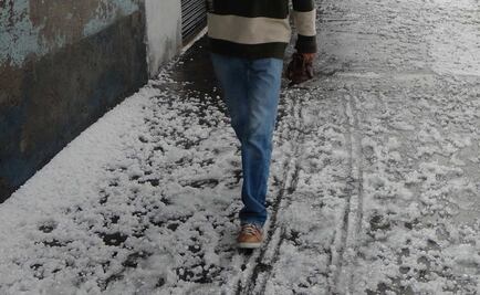 Se registra caída de granizo en tres delegaciones de CDMX