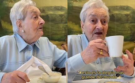 Abuelita dice amar el café con whisky y se viraliza en TikTok; “es lo mejor que hay”