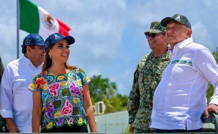 AMLO supervisa avances del Tren Maya y Aeropuerto Internacional de Tulum 