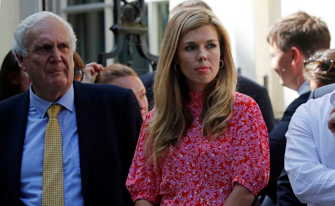 Carrie Symonds, la novia de 31 años de Boris Johnson (Foto: AP)