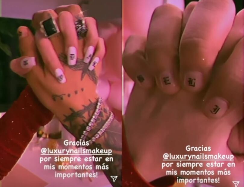 El sexy look de Belinda con el que celebró su aniversario con Nodal