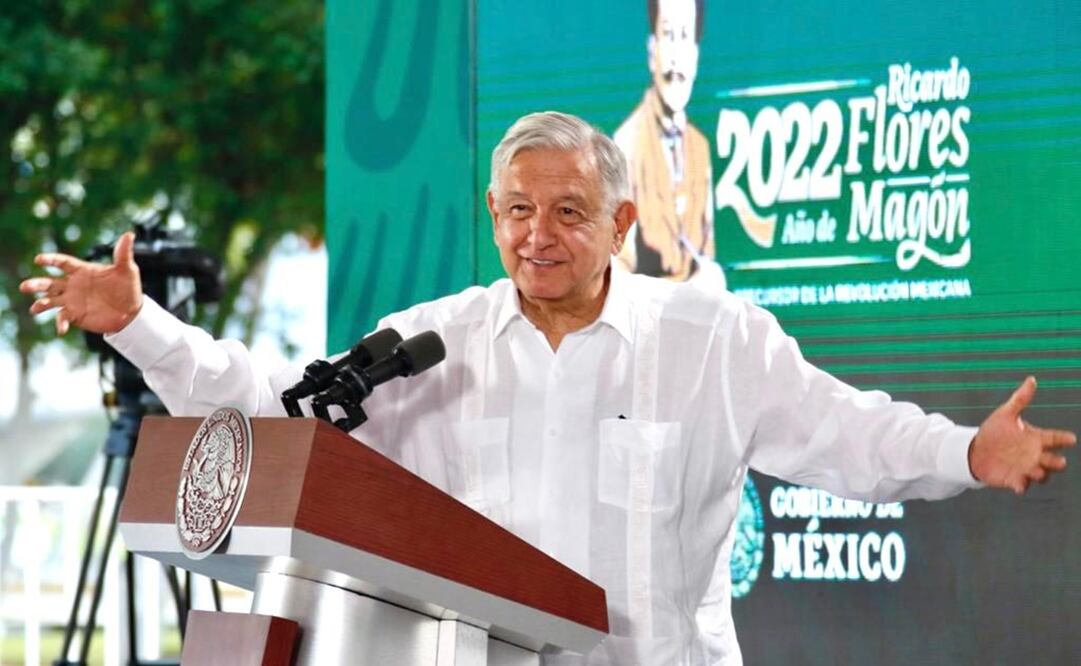 El presidente de México aseguró que sus adversarios conservadores no lo han podido derrotar porque tiene el respaldo del pueblo mexicano. Foto: Presidencia 