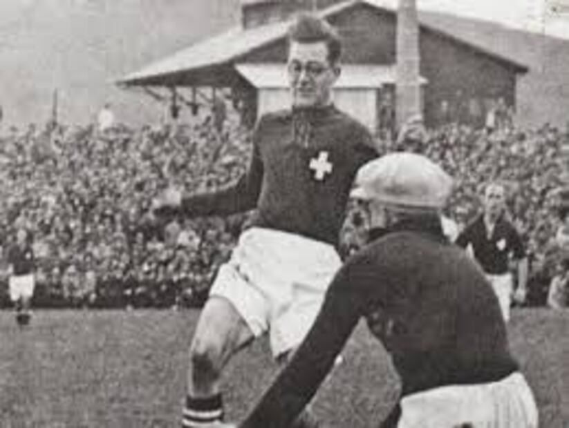​Leopold Kielholz, el primer jugador en usar gafas en un Mundial