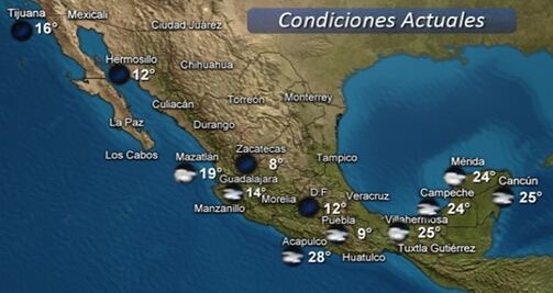 Pronostican fuertes lluvias por frente frío 14
