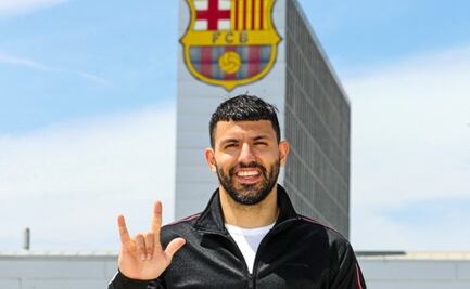Barcelona hace oficial el fichaje de Sergio "Kun" Agüero