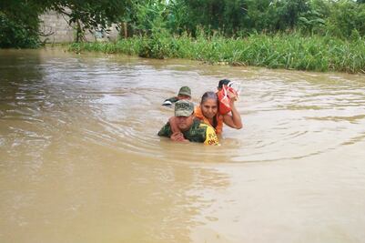 Lluvias incomunican a Chiapas y Tabasco