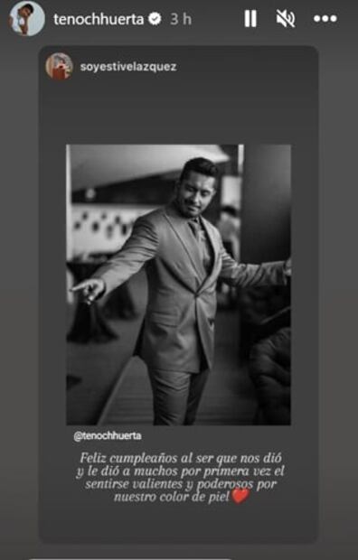 Entre el éxito y el cariño de la gente, Tenoch Huerta celebra un año más de vida