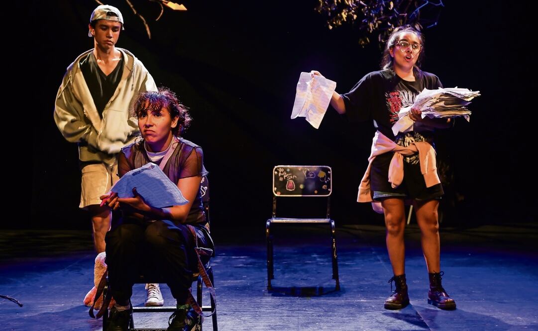 En el elenco de la pieza teatral Oppa están Alfredo Veldáñez, Xóchitl Franco y Emma Malacara. Foto: Hugo Salvador | El Universal