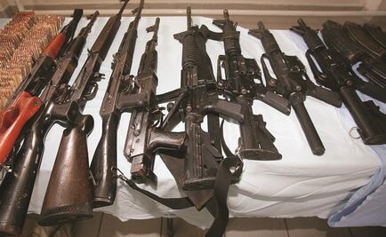 Asesinan en NL a dos presuntos criminales y aseguran 11 armas