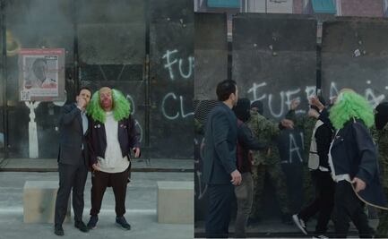 Brozo y Loret visitan el Zócalo entre petardos y "vallas del bienestar"; critican falta de respuesta en asesinato de Carlos Manzo