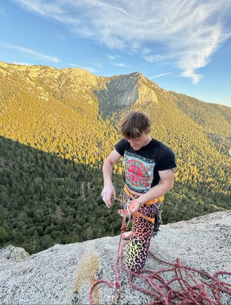 A través de redes, el joven compartía sobre sus actividades relacionadas al alpinismo. Foto: Instagram @balin.miller