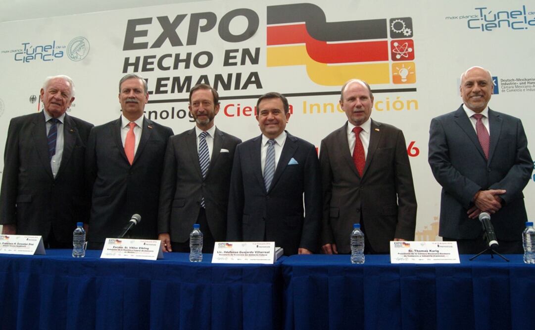 La inauguración estuvo a cargo de Ildefonso Guajardo Villareal, Secretario de Economía, junto con empresarios alemanes. FOTO: Conacyt