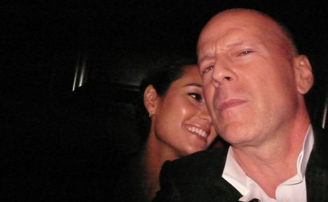Emma Heming y el actor Bruce Willis. Foto: Instagram oficial.