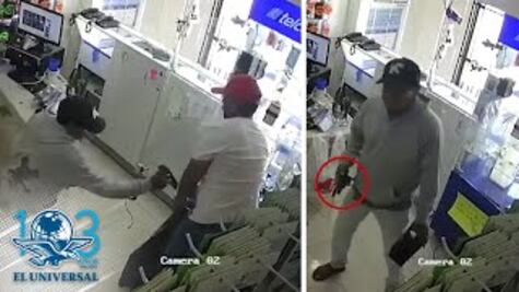 Asaltan tienda de celulares en Morelos