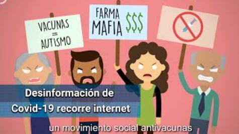 Grupos antivacunas crean desinformación por Covid-19
