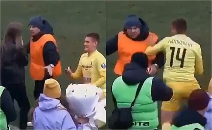 VIDEO: La insólita propuesta de matrimonio que llegó a los golpes en el futbol de Polonia