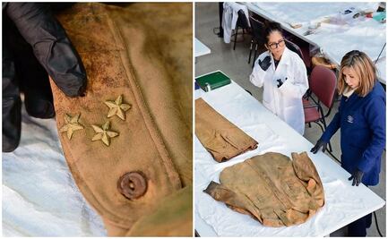 Restauran uniforme militar de almirante de la Guerra de Castas