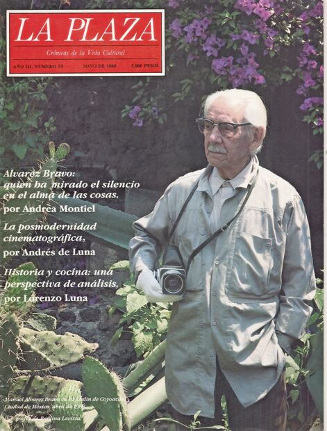 Manuel Álvarez Bravo, 13 de abril de 1988. Foto: Paulina Lavista