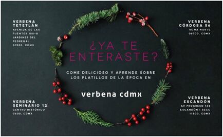 La mejor comida navideña en la Verbena CDMX