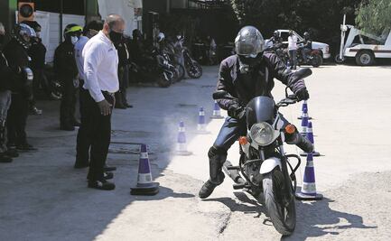 Enseñan a bikers a conducir con precaución