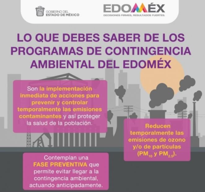Prevén contingencia ambiental el 1 de enero del 2020 en el Valle de Toluca