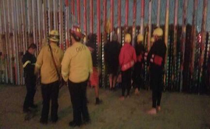 En Tijuana reportan dos intentos de cruce de migrantes a EU; Patrulla Fronteriza los asegura 