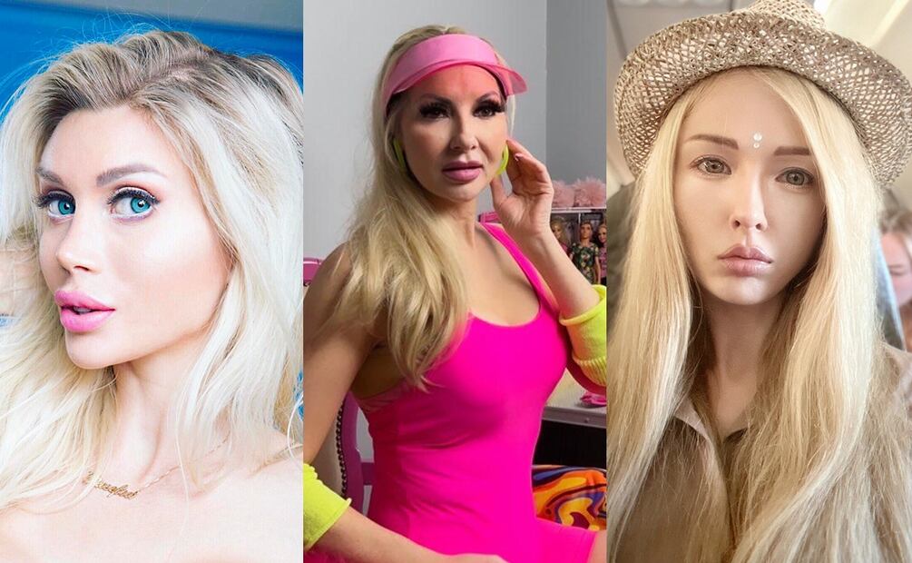 Pixee Fox, Rachel Evans y Valeria Lukyanova. Fuente: Canva