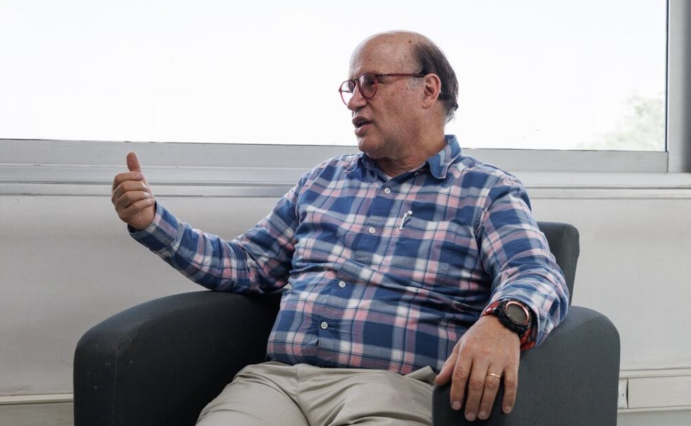 Alejandro Ramírez Reivich, ingeniero del Centro de Diseño Mecánico e Innovación Tecnológica de la Facultad de Ingeniería de la UNAM. | FOTO: Yaretzi Osnaya.