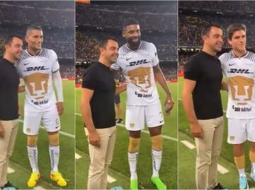 Jugadores de los Pumas hicieron fila para tomarse foto con Xavi; los critican en redes