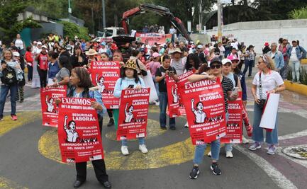 CNTE traslada su huelga al sur de la capital en el día 17 de paro; amaga con protestar en el Estadio Ciudad de México