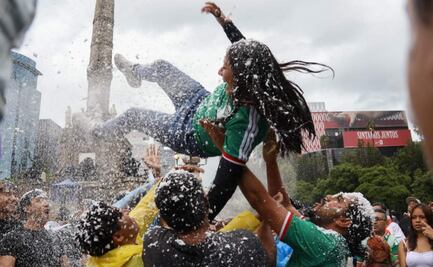 La fiesta juega tiempo extra; el Ángel reúne el último festejo mundialista