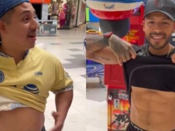 Albañil y hombre fitness compiten en fuerza y rompen TikTok