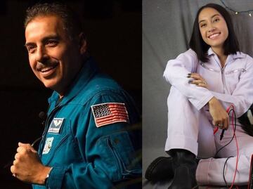 El astronauta José Hernández celebra el vuelo espacial de su paisana, la mexicana Katya Echazarreta