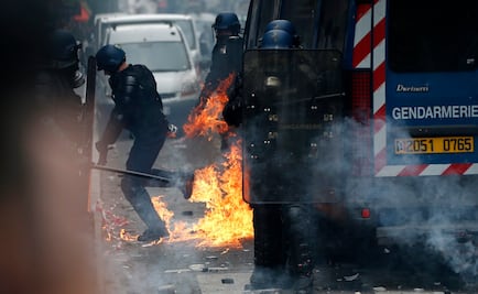 Suman 15 detenidos y 26 heridos tras manifestación en París