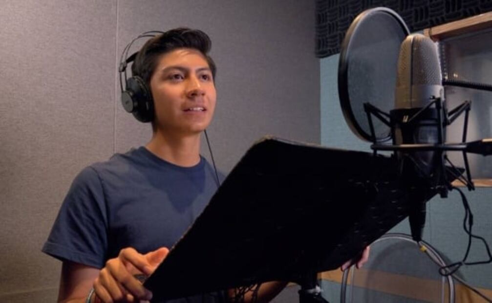 Emiliano Ugarte, el joven actor de doblaje que será biólogo marino