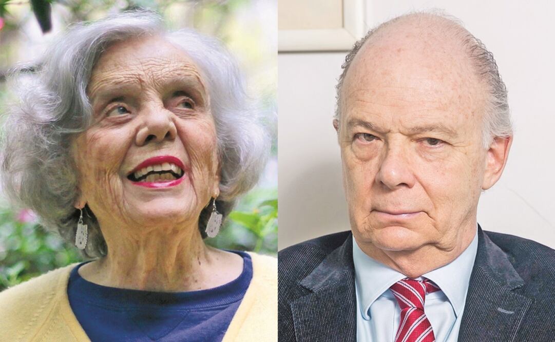 ELENA PONIATOWSKA Y ENRIQUE KRAUZE. (FOTOS: ARCHIVO EL UNIVERSAL)