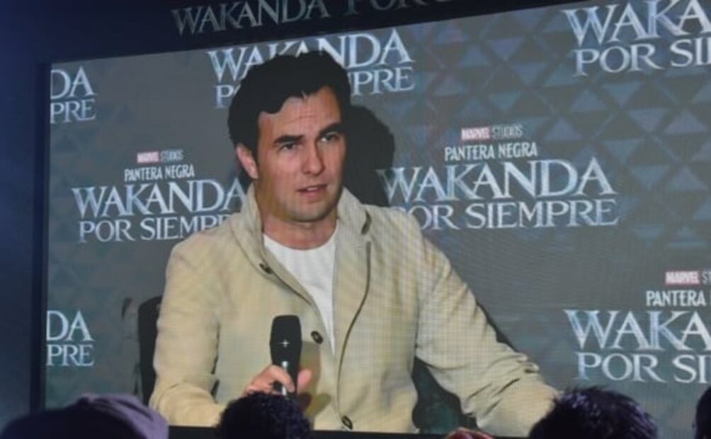 Checo Pérez, orgulloso de los mexicanos que participan en "Black Panther"
