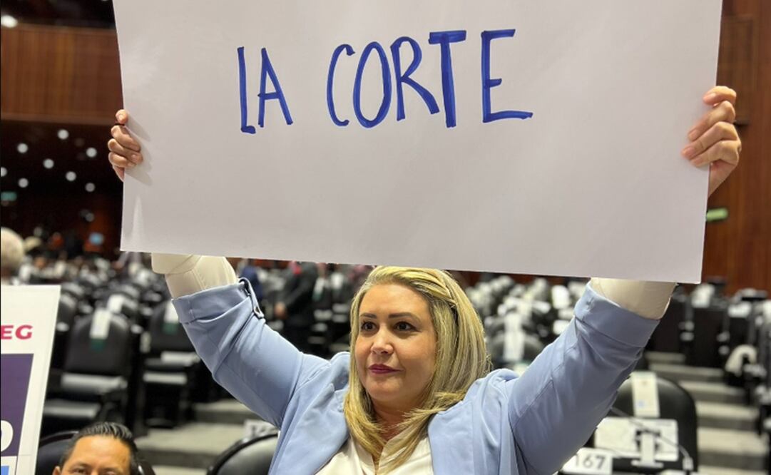 Diputada Paulina Rubio advierte a Morena: "Nos vemos en la Corte". Foto: Twitter @PaulinaRubioFdz