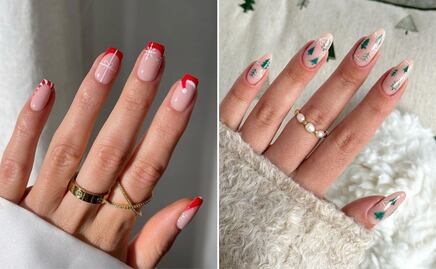 7 diseños de uñas elegantes y delicados para Navidad