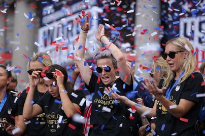 Megan Rapinoe, capitana de Estados Unidos, se roba el show con fuerte discurso