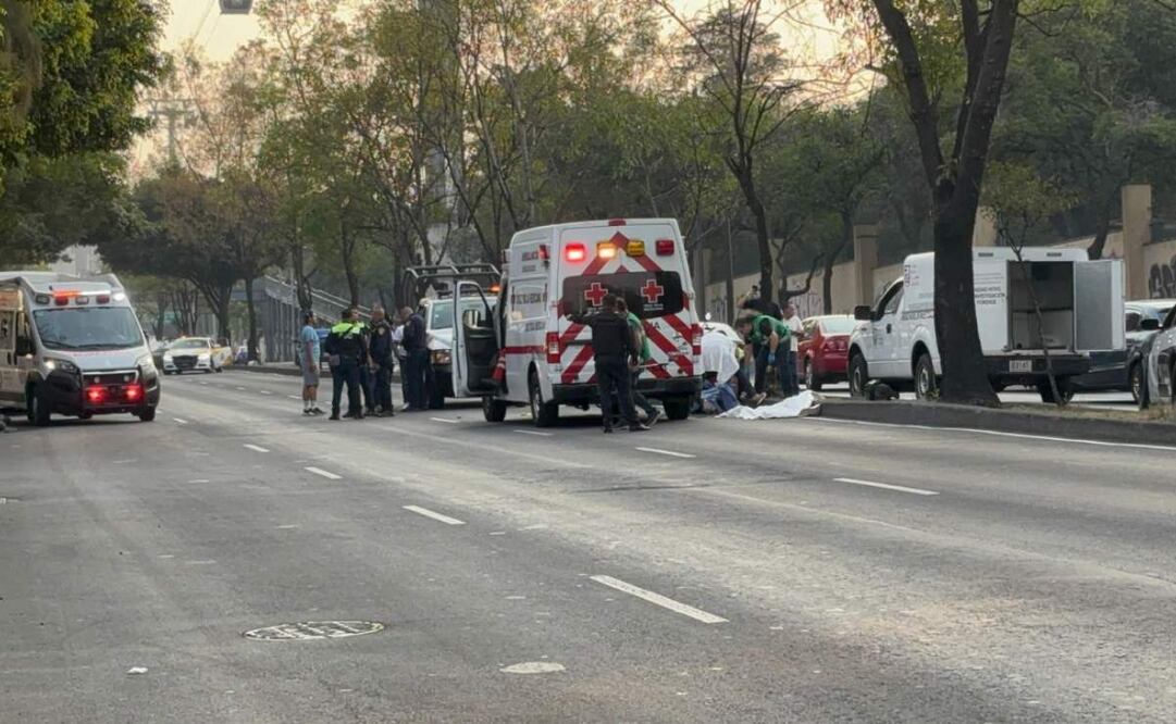Motociclista muere tras chocar contra tráiler en la alcaldía Miguel Hidalgo (17/04/2025). Foto: Especial