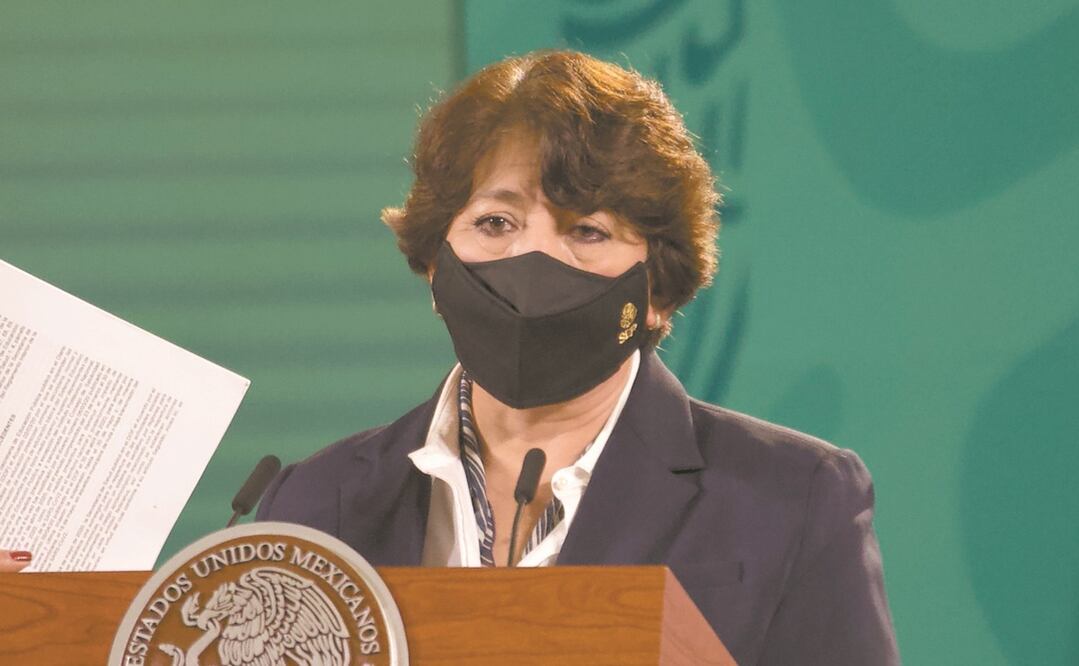 Delfina Gómez, titular de la SEP, reconoció el documento. Foto: ARCHIVO EL UNIVERSAL