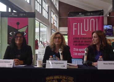 Poniatowska, Belli y Toews, en la Filuni