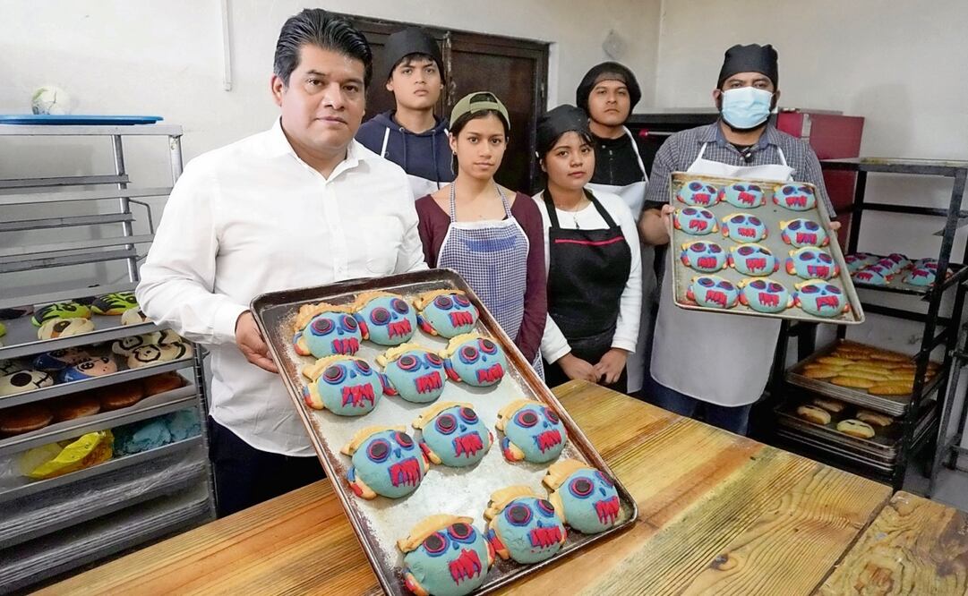 El clima lluvioso de la temporada sirvió de marco para crear la Tláloc-concha. Foto: Diego Prado / EL UNIVERSAL