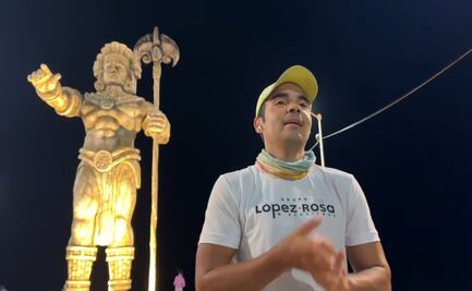 El atleta yucateco, Thiago Rubio une al dios Chaac y Poseidón corriendo 42 km entre Telchac y Progreso