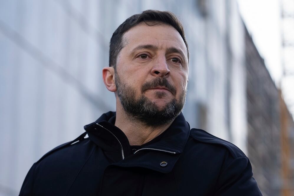 Volodímir Zelensky nombra equipo para un alto al fuego en el conflicto armado entre Ucrania y Rusia. Foto: AP