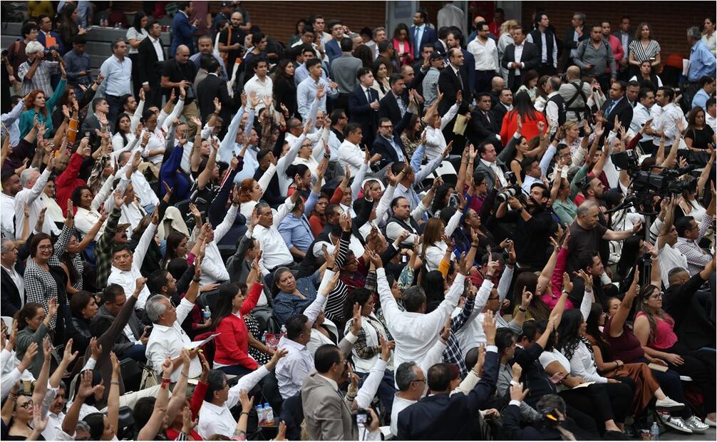 Diputados inician la discusión de la reforma judicial. Foto: Diego Simón/EL UNIVERSAL