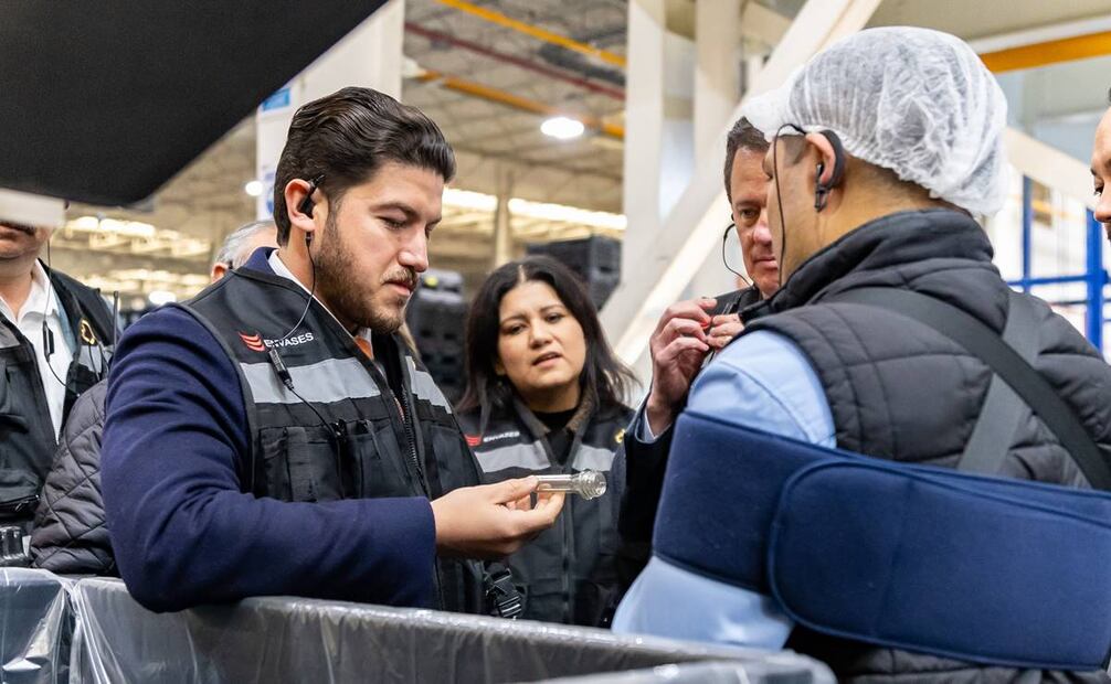 Samuel García anuncia expansión de planta de envases en Nuevo León / Foto: Especial